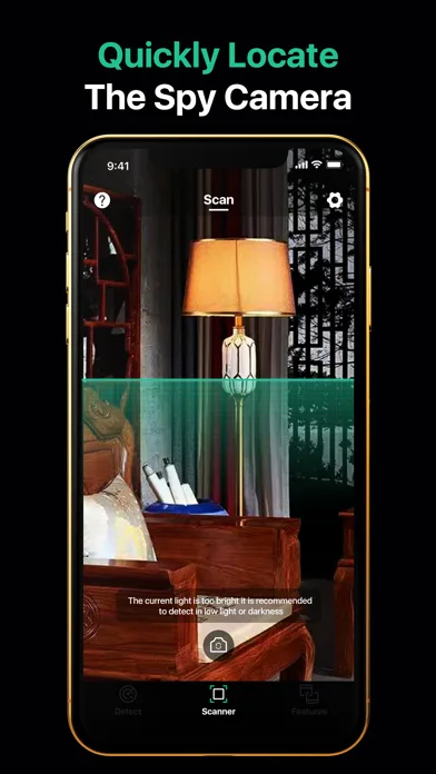 Търсете признаци на скрити камери с iPhone feature